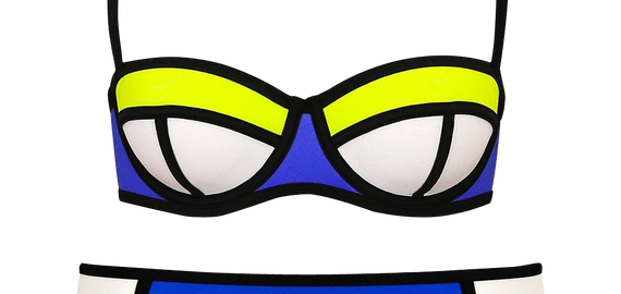 GLove Bright Diving Suit Material-neoprene Bikini Set
