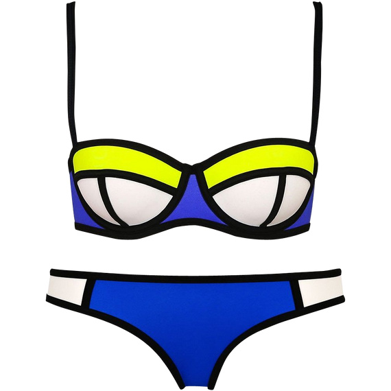 GLove Bright Diving Suit Material-neoprene Bikini Set
