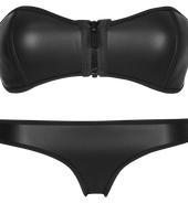Pandolah Luxury Zip Top Diving Suit Neoprene Bikini Set